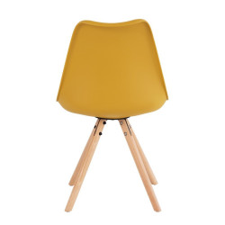 SILLA COMEDOR LATE COLOR MOSTAZA