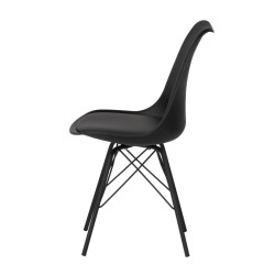 SILLA COMEDOR KENTA COLOR NEGRO