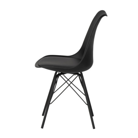 SILLA COMEDOR KENTA COLOR NEGRO