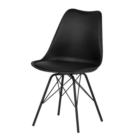 SILLA COMEDOR KENTA COLOR NEGRO