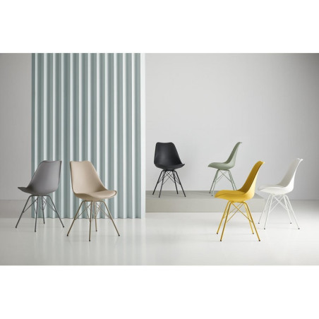 SILLA COMEDOR KENTA COLOR GRIS
