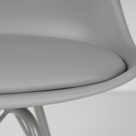 SILLA COMEDOR KENTA COLOR GRIS