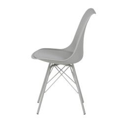SILLA COMEDOR KENTA COLOR GRIS