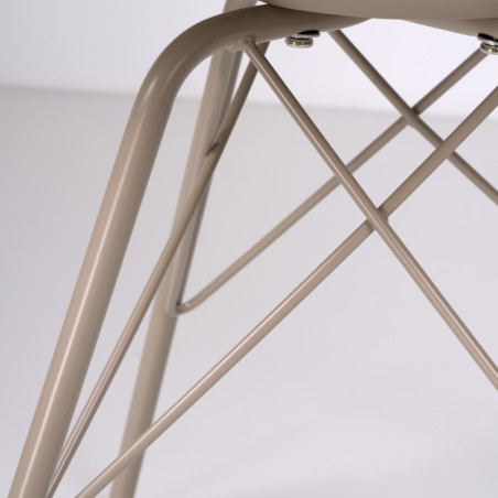 SILLA COMEDOR KENTA COLOR BEIGE