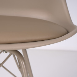 SILLA COMEDOR KENTA COLOR BEIGE