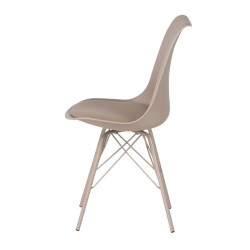 SILLA COMEDOR KENTA COLOR BEIGE