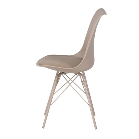 SILLA COMEDOR KENTA COLOR BEIGE