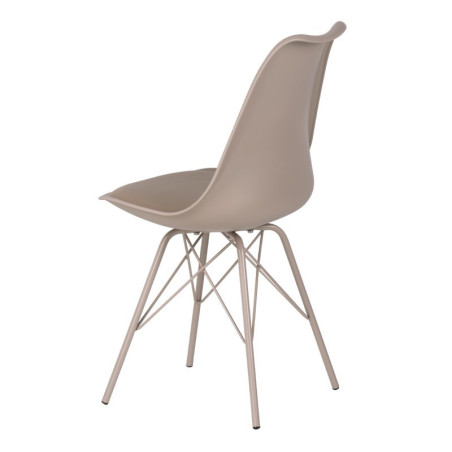 SILLA COMEDOR KENTA COLOR BEIGE