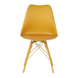 SILLA COMEDOR KENTA COLOR MOSTAZA