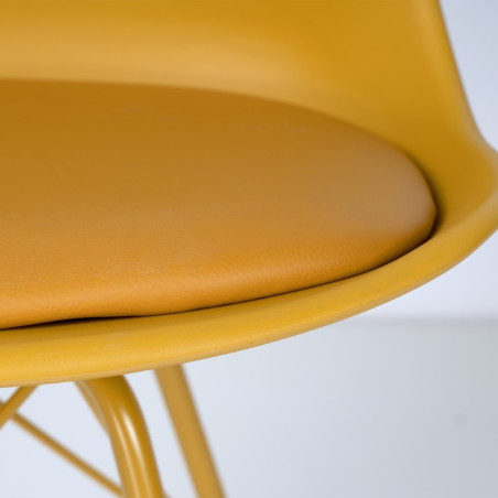 SILLA COMEDOR KENTA COLOR MOSTAZA
