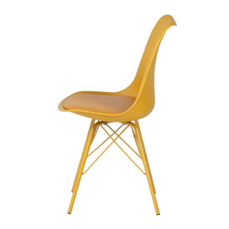 SILLA COMEDOR KENTA COLOR MOSTAZA