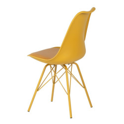 SILLA COMEDOR KENTA COLOR MOSTAZA