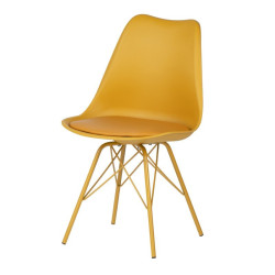 SILLA COMEDOR KENTA COLOR MOSTAZA