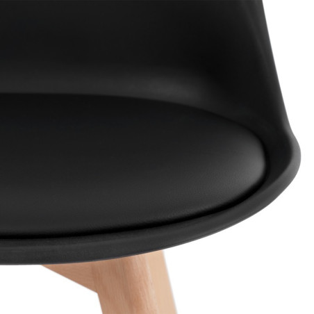 SILLA COMEDOR KARIN COLOR NEGRO