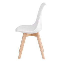 SILLA COMEDOR KARIN COLOR BLANCO
