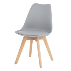 SILLA COMEDOR KARIN COLOR GRIS
