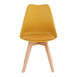 SILLA COMEDOR KARIN COLOR MOSTAZA