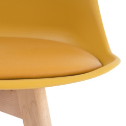 SILLA COMEDOR KARIN COLOR MOSTAZA
