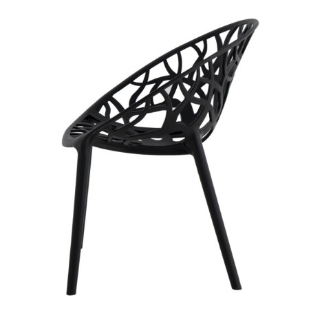 SILLA COMEDOR KIRA COLOR NEGRO