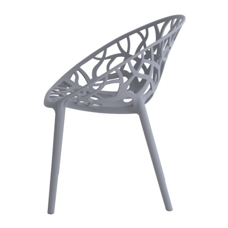 SILLA COMEDOR KIRA COLOR GRIS