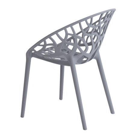 SILLA COMEDOR KIRA COLOR GRIS