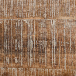 MESA COMEDOR REDONDA BLANCO DECAPÉ 150 X 150 X 76 CM