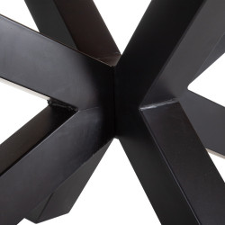MESA COMEDOR NATURAL-NEGRO MODELO MARK 300 X 94 X 78 CM