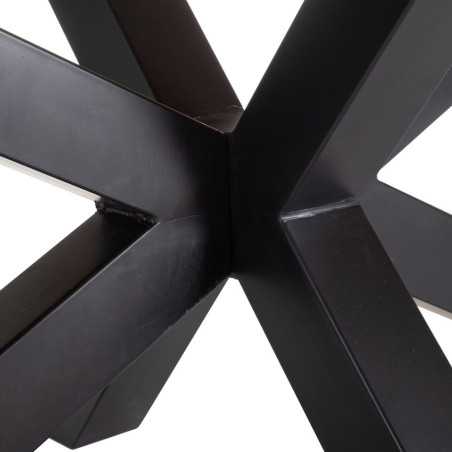 MESA COMEDOR NATURAL-NEGRO MODELO MARK 300 X 94 X 78 CM
