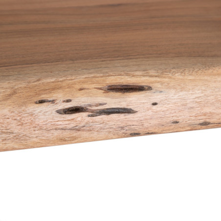 MESA COMEDOR NATURAL-NEGRO MODELO MARK 300 X 94 X 78 CM