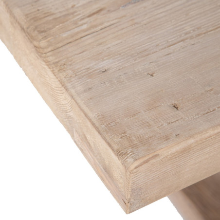 MESA COMEDOR NATURAL MADERA DE PINO MODELO MALI 200 X 100 X 76 CM