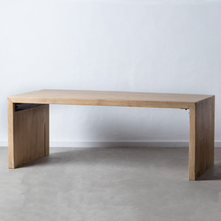 MESA COMEDOR NATURAL MADERA DE PINO MODELO VIR 200 X 100 X 76 CM
