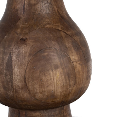 MESA COMEDOR NATURAL-NEGRO 120 X 120 X 76 CM