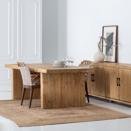 MESA COMEDOR CLASS NATURAL MADERA DE PINO 244x102x76 CM