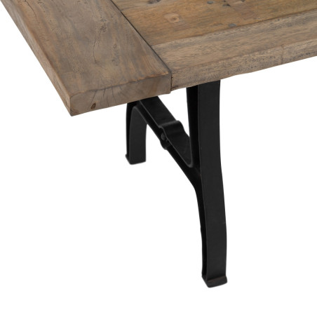 MESA COMEDOR BELL NATURAL-NEGRO