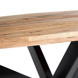MESA COMEDOR PINEA MADERA DE ACACIA 160X90