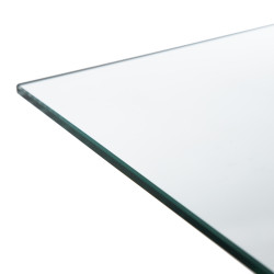 MESA COMEDOR SOFÍA METAL-CRISTAL 140X80