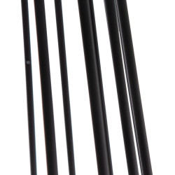 MESA COMEDOR MERI MARMOLADO NEGRO 120Ø