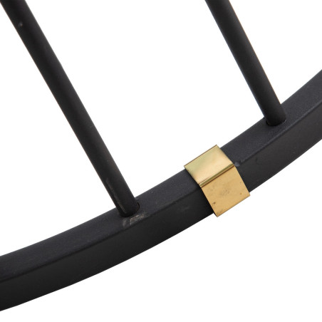 MESA COMEDOR MERI MARMOLADO NEGRO 120Ø