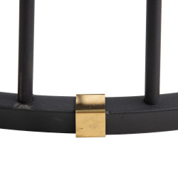 MESA COMEDOR MERI MARMOLADO NEGRO 120Ø