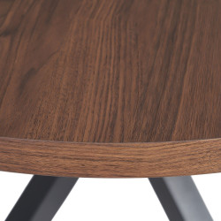 MESA COMEDOR HOLI DM NEGRO 120Ø