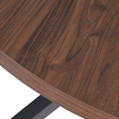 MESA COMEDOR HOLI DM NEGRO 120Ø