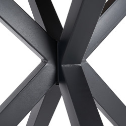 MESA COMEDOR HOLI DM NEGRO 120Ø