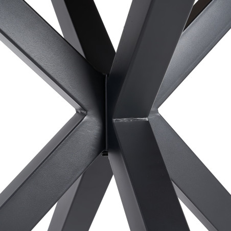 MESA COMEDOR HOLI DM NEGRO 120Ø