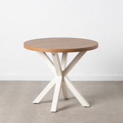MESA COMEDOR HOLI DM BLANCO 90Ø