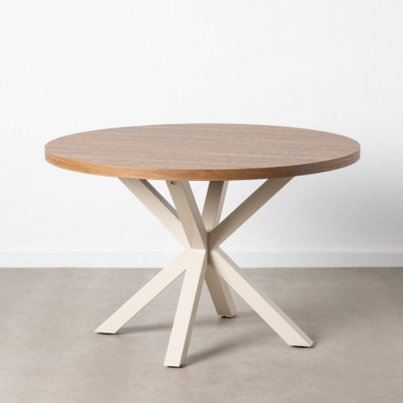 MESA COMEDOR HOLI DM BLANCO 120Ø