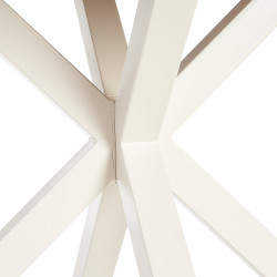 MESA COMEDOR HOLI DM BLANCO 120Ø