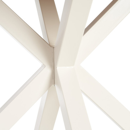 MESA COMEDOR HOLI DM BLANCO 120Ø