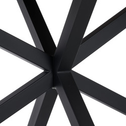 MESA COMEDOR HOLI DM NEGRO 160X90