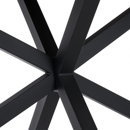 MESA COMEDOR HOLI DM NEGRO 160X90