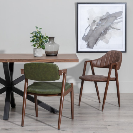 MESA COMEDOR HOLI DM NEGRO 180X90